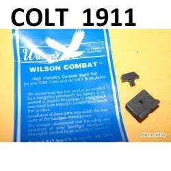 hausse + guidon WILSON pistolet COLT 1911 gouvernement avant 1988 - VENDU PAR JEPERCUTE (BS8A8)