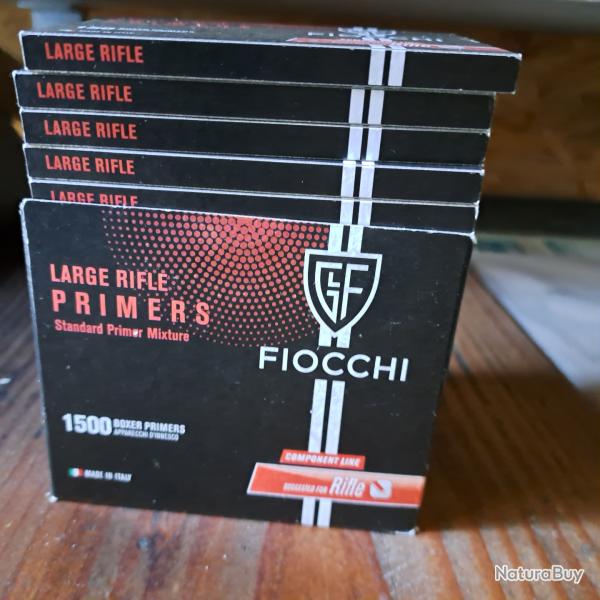 1 lot de 2250 amorces fiocchi large rifle