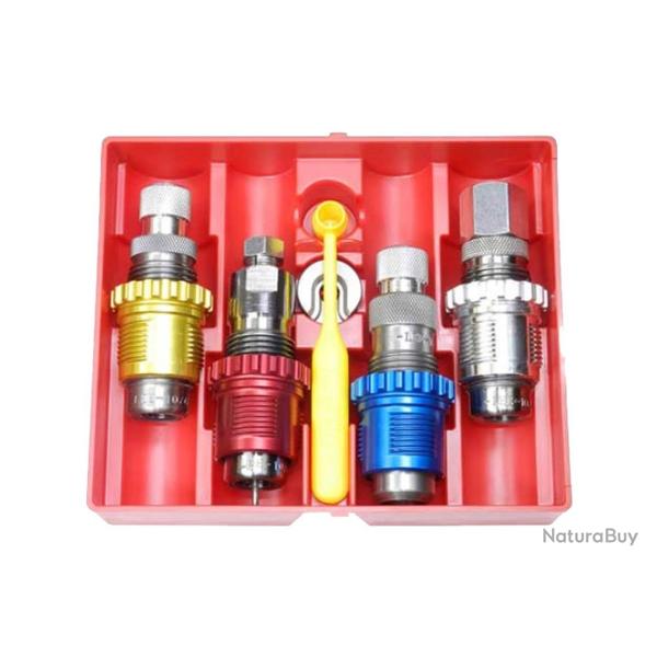 JEU DE 4 MATRICES CARBIDE BREECH LOCK LEE #91934 - 9x19 mm