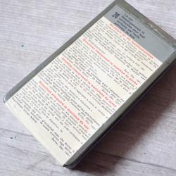 Boite individuelle ferm&eacute;e ! avec &eacute;tiquette. Pour 4 lames chargeurs pour Rubin Schmidt suisse.