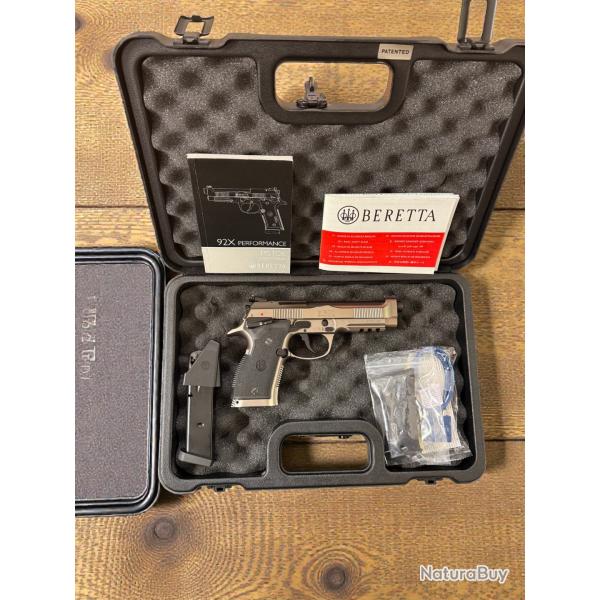 Pistolet BERETTA 92X Performance calibre 9x19