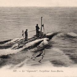 Carte Postale "Le Gymnote", Torpilleur Sous-Marin -N&deg;7626