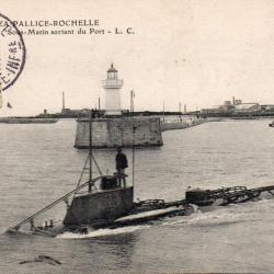 Carte Postale Ancienne - La Pallice-Rochelle Sous-Marin -N&deg;7627