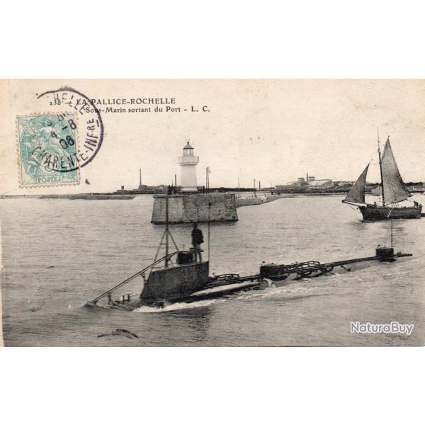 Carte Postale Ancienne - La Pallice-Rochelle Sous-Marin -N�7627