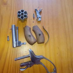 Revolver Lefaucheux 7mm  pour pi&egrave;ces