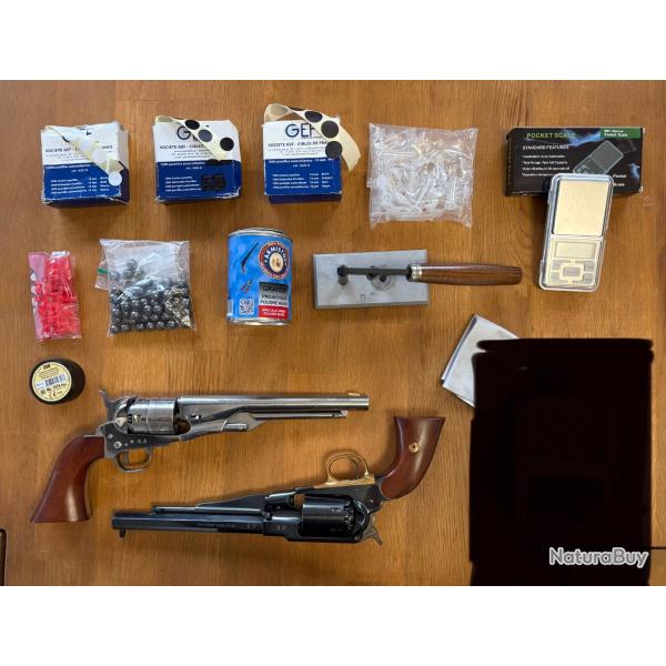 PACK REVOLVER PIETTA POUDRE NOIRE Calibre 44.