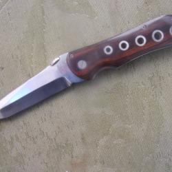 couteau pliant lame Stainless steel  20,5 cm