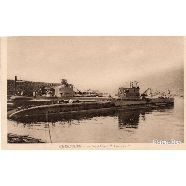 Carte Postale Sous-Marin Eurydice Cherbourg -N�7631