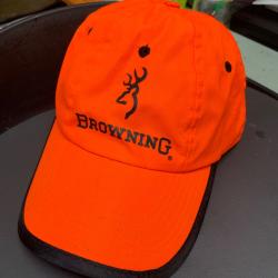 Casquette browning fluo
