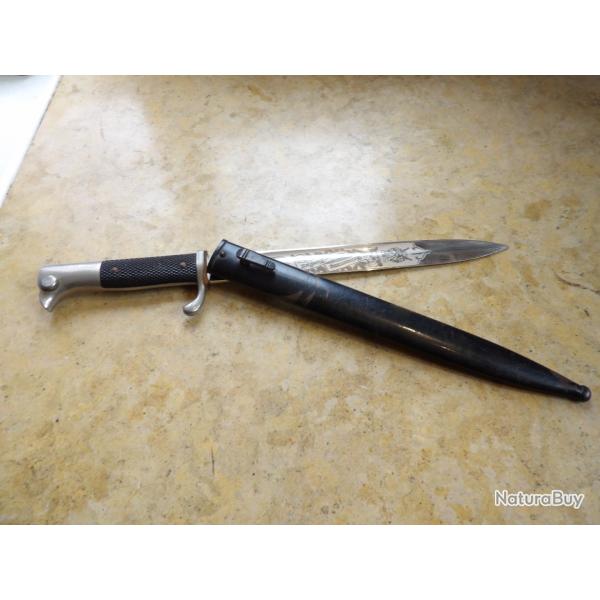 baionnette mauser 98k sortie lame grav�e seconde guerre ww2