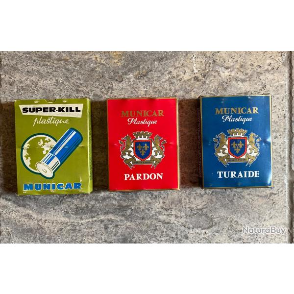 Lot de 3 boites de 10 cartouches cal 16 MUNICAR