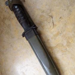 couteau de combat PAL garde USM3  US.ww2 parachutiste am&eacute;ricain USM3 fourreau US M8 d'origine BM co
