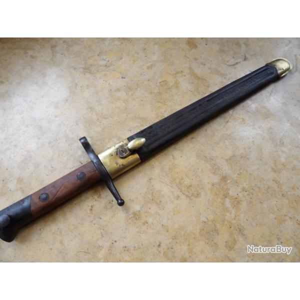 baionnette Carcano Italie Italien mod 1891 fusil mousqueton seconde guerre ww2 C.GNUTTI 1941