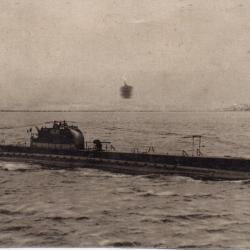 Carte postale Sous-marin PALLAS de 600 tonnes N&deg; 7637
