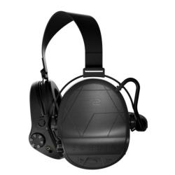 Casque anti-bruit Supr&ecirc;me T2 noir serre-nuque tissu noir
