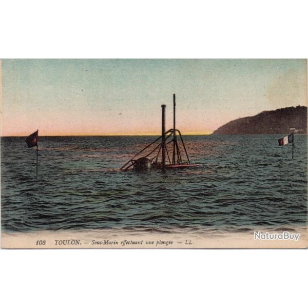 Carte Postale Sous-Marin Toulon -N�7638