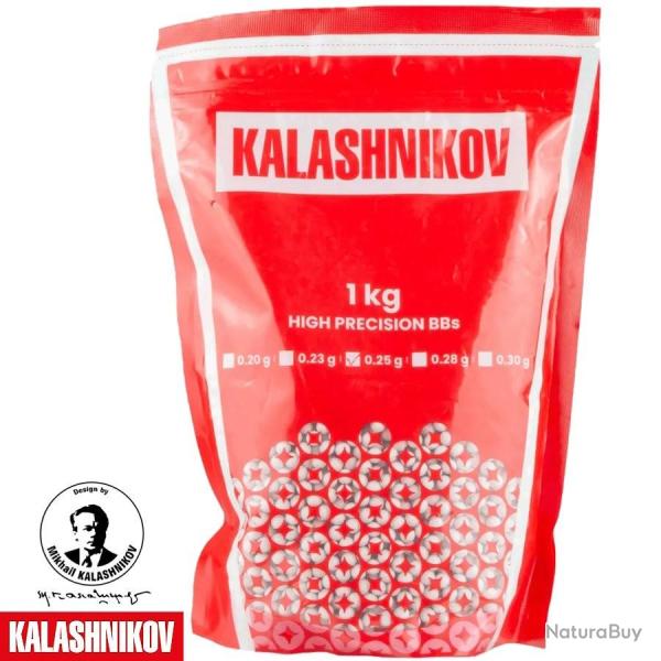 Billes Airsoft 0.25g Kalashnikov Haute Pr�cision (Sachet 4000)