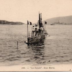 Carte Postale Sous Marin La Na&iuml;ade -N&deg;7639
