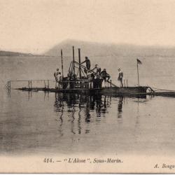 Carte Postale Ancienne - Sous-Marin L'Alose   -N&deg;7640