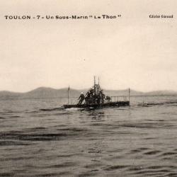 Carte Postale Toulon Sous-Marin Le Thon -N&deg;7641