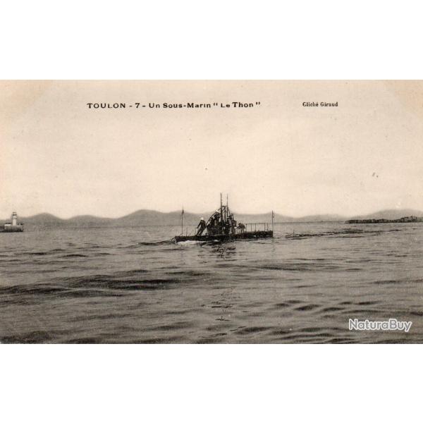 Carte Postale Toulon Sous-Marin Le Thon -N�7641