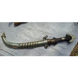 Poignard anciens argent et cuivre marocain