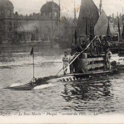 Carte postale sous-marin Phocque Dunkerque -N&deg;7644
