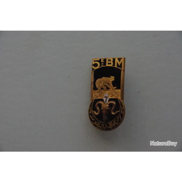 INSIGNE DU  7 � REGIMENT TIRAILLEURS ALGENRIENS  / 5 � BATAILLON  -- BIEN  BIEN  PHU ---- D.RO -----