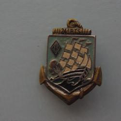 INSIGNE DU  24 &deg; BATAILLON  MARCHE  TIRAILLEURS SEGENALAIS  ---- LOCALE  ----------------------