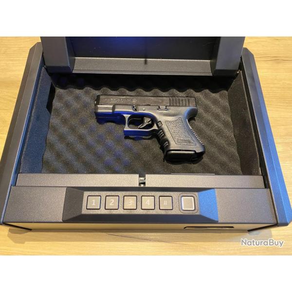 Coffre-fort Biom�trique compact pour 2 armes / Comme neuf ! (Arme non incluse)