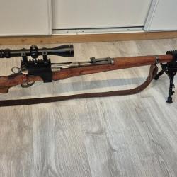 Adaptateur triple support bipied Schmidt Rubin 1896/11 96/11