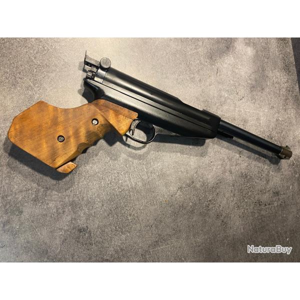 PISTOLET FEINWERKBAU AIR COMPRIME model 65 CROSSE POUR GAUCHER CAL 4.5