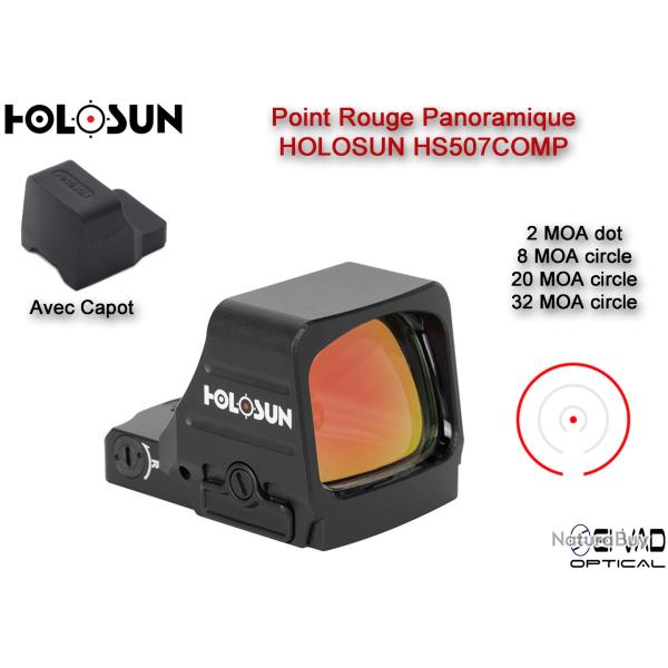 Point Rouge Panoramique HOLOSUN HS507COMP - avec Capot