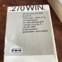 Munitions 270win