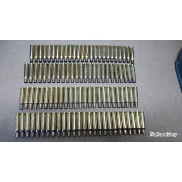 1 lot de 100 �tuis calibre 222 rem avec traces d'ejection