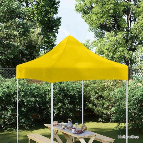 Toit de tente de r�ception 2x2 m Jaune 270 g/m�