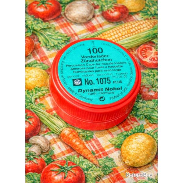 amorces RWS 1075 plus par 50 pour tout r�volver et Colt Poudre noire.