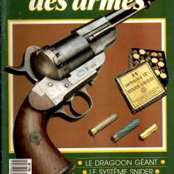 gazette des armes 186 colt 1902, dragoon lefaucheux, fusil anglais snider, baionnettes snider, ardit