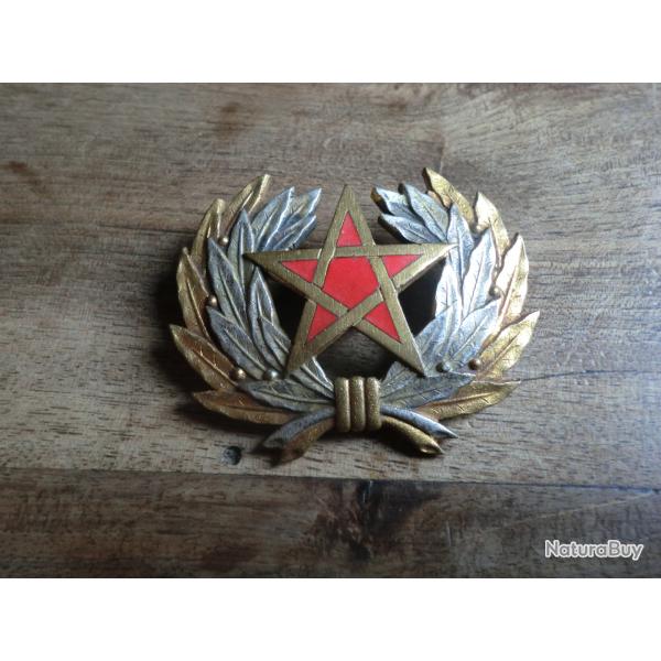 insigne �mail  coiffure infanterie maroc