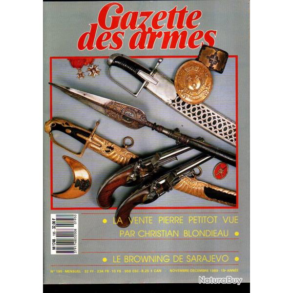 gazette des armes 195 fl�chettes  et dards d'a�roplanes, browning 1910-1922, revolver jongen fr�res,