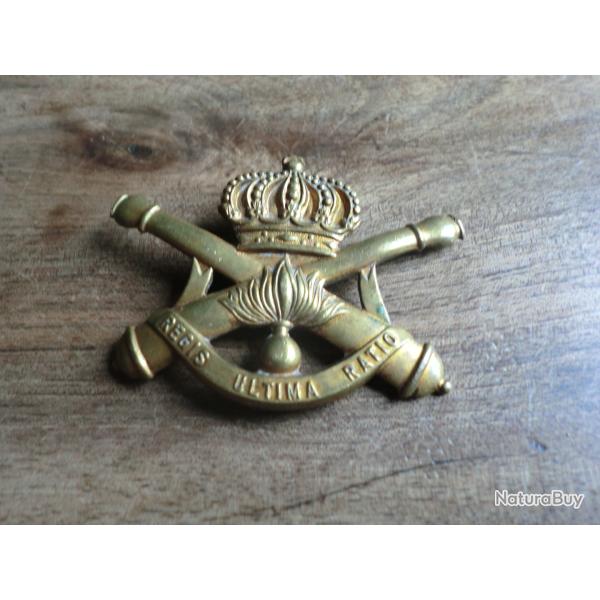 insigne  coiffure d'artillerie belge