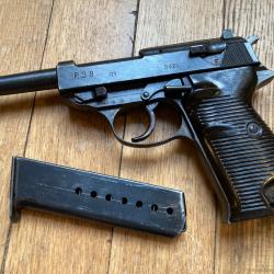 Pistolet Walther P38 - fabrication Spreewerk septembre 1944