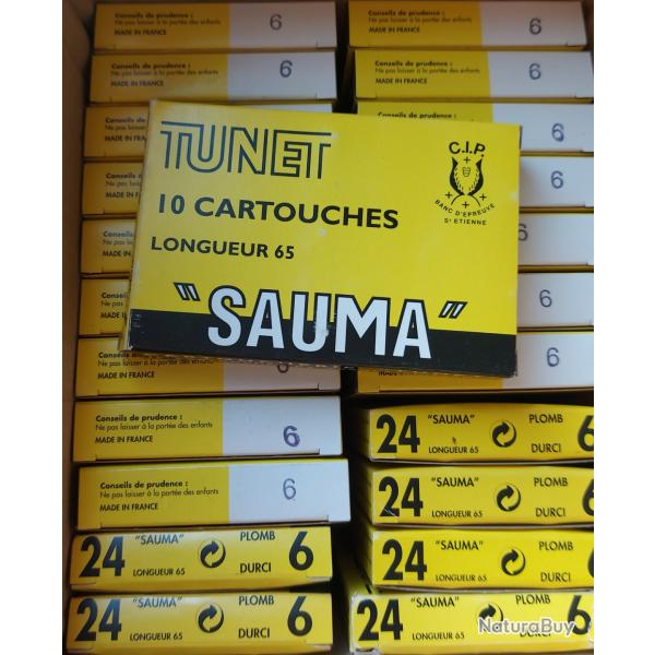 Cartouche tunet  calibre 24/65 bourre jupe 24grs