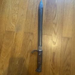 Ba&iuml;onnette allemande Waffenfabrik Mauser A.G oberdorf a.n - 1� sans prix de r&eacute;serve