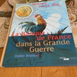 livre neuf la banque de France dans la grande guerre