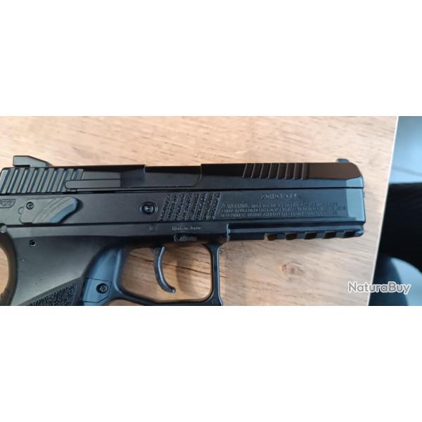 Pistolet CZ P-09 4.5 mm airgun - TBE - joints neufs + plombs + cibles