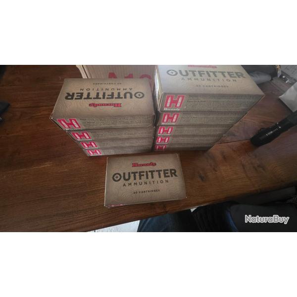 10 bo�tes de 20 balles neuf en 338 win mag hornady CX outfitter 14,5grammes 225grains ,85� la bo�tes