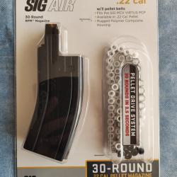 Chargeur Sig Sauer MCX VIRTUS PCP / (.22) 5,5 mm - 30 coups x 3 cha&icirc;nes  Neuf Scell&eacute;!