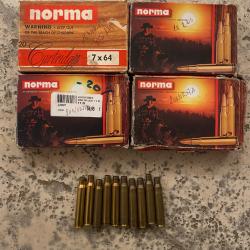 1 lot de 90 douilles 7x64 tir&eacute;es une fois