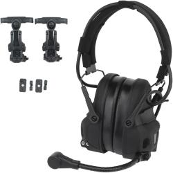 Casque Antibruit &Eacute;lectronique GEN6 OPS Core ARC Team Wendy M-LOK Micro Communication Tir Chasse Noir